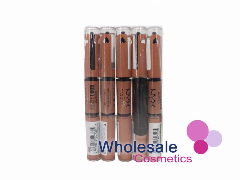 5 x NYX Professional Shine Loud High Pigment Lip Color - 02 GOAL CRUSHER
